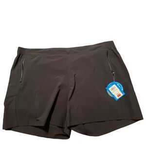 Columbia Plus size Sleek Black Athletic Shorts for Women